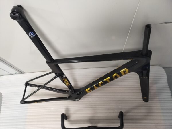 Factor Ostro Vam 02 Road Racing Frame T1000 700C Road Car Frame Set Custom Painted Carbon Fiber Frame with Handlebars