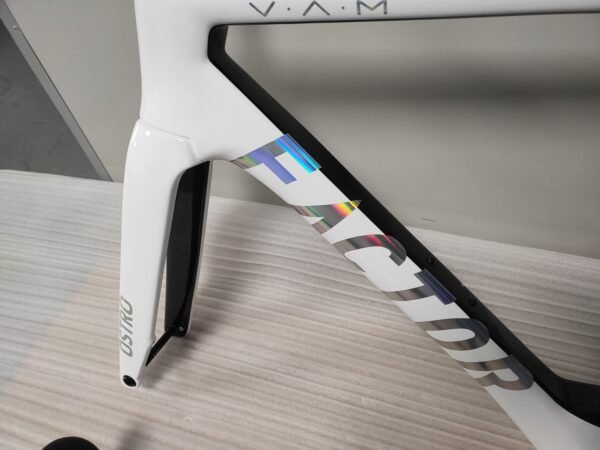 Factor Ostro Vam 02 Road Racing Frame T1000 700C Road Car Frame Set Custom Painted Carbon Fiber Frame with Handlebars