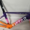 Factor Ostro Vam 02 Road Racing Frame T1000 700C Road Car Frame Set Custom Painted Carbon Fiber Frame with Handlebars