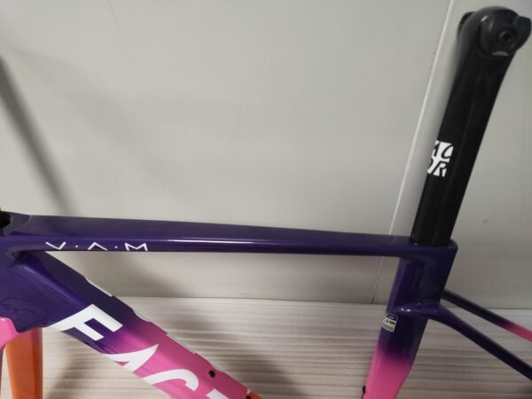 Factor Ostro Vam 02 Road Racing Frame T1000 700C Road Car Frame Set Custom Painted Carbon Fiber Frame with Handlebars