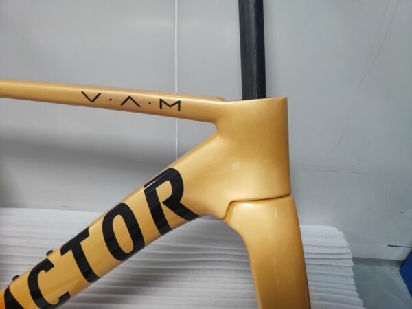 Factor Ostro Vam 02 Road Racing Frame T1000 700C Road Car Frame Set Custom Painted Carbon Fiber Frame with Handlebars