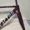 Factor Ostro Vam 02 Road Racing Frame T1000 700C Road Car Frame Set Custom Painted Carbon Fiber Frame with Handlebars