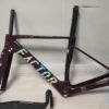 Factor Ostro Vam 02 Road Racing Frame T1000 700C Road Car Frame Set Custom Painted Carbon Fiber Frame with Handlebars