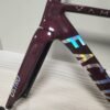 Factor Ostro Vam 02 Road Racing Frame T1000 700C Road Car Frame Set Custom Painted Carbon Fiber Frame with Handlebars